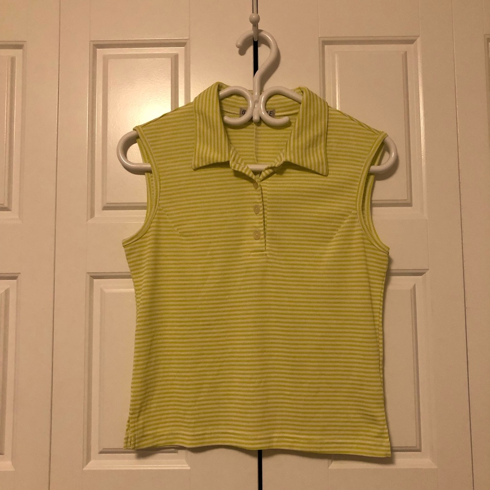 Sleeveless Bright Green Top 😎